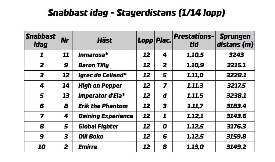 stayerdistans-lordag